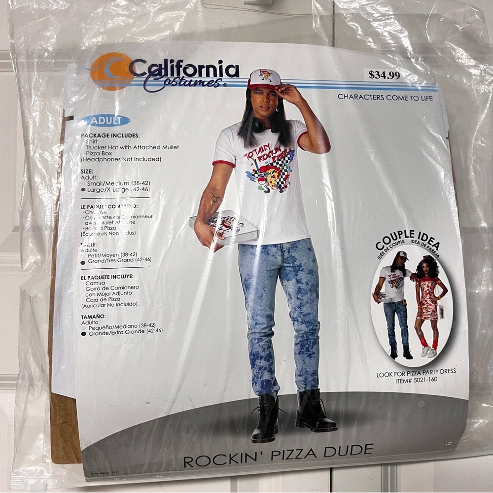 California Costumes Totally Radical Outfit